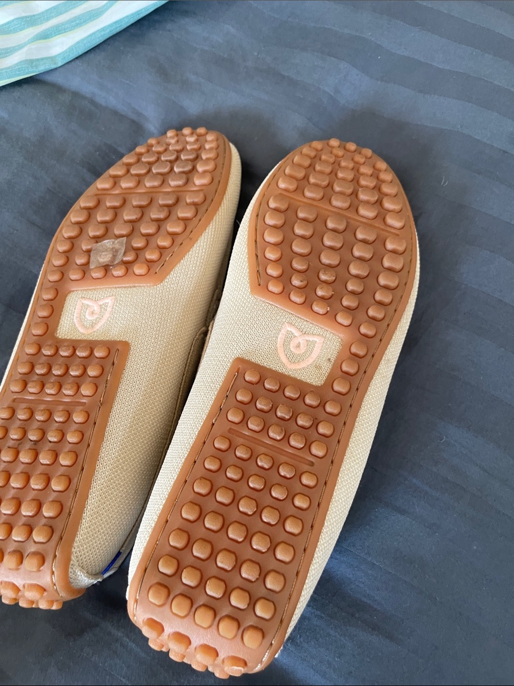 Rothy's Women’s Sand/Tan Knit Slip-On Loafers - Picture 3 of 4